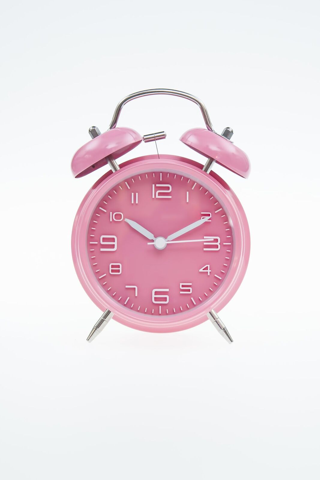 radio alarm clock pink