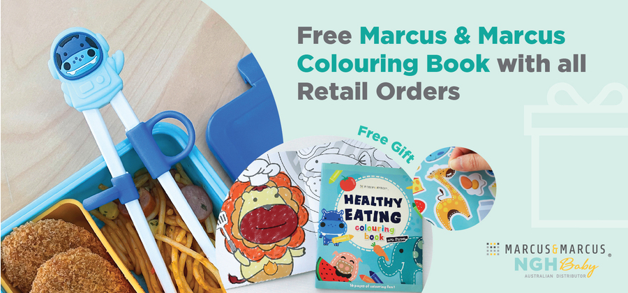 Free Colouring Book and Bath Toy with Purchase