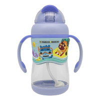 2-Stage Tritan Straw Bottle NEW Blue