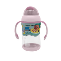 2-Stage Tritan Straw Bottle NEW Pink