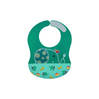 Ollie Elephant Wide Coverage Silicone Bib