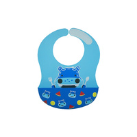 Lucas Hippo Wide Coverage Silicone Bib