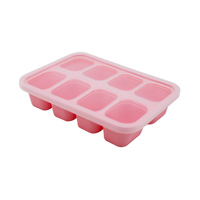Food Cube Tray (1 o.z. x 8) Pink