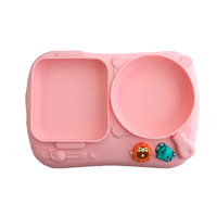 Creative Plate Suction Pink