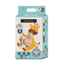 Baby Diapers 6-11kgs Medium 56pces