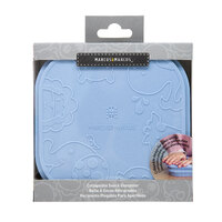 Collapsible Square Snack Travel Container Pale Blue