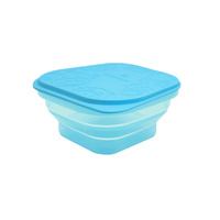 Blue Collapsible Snack Containers