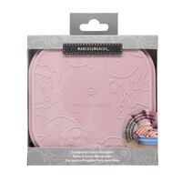 Collapsible Square Snack Travel Container Baby Pink
