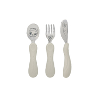 Easy Grip 3pce Cutlery Set - Award Winning Grey