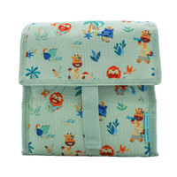 Foldable Insulated Lunch Bag Jungle Green