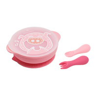 Toddler First Self Feeding Set Pink Piglet