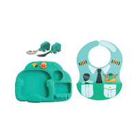 Creativplate Toddler Meal Time Set Ollie Elephant