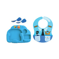 Creativplate Toddler Meal Time Set Lucas Hippo