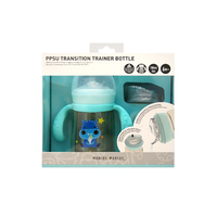 PPSU Transition Trainer Bottle Set Lucas Hippo