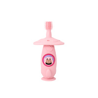 Self Training 360 Silicone Toothbrush Pokey Pig Pink
