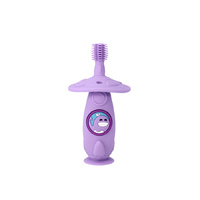 Self Training 360 Silicone Toothbrush Willo Whale Lilac