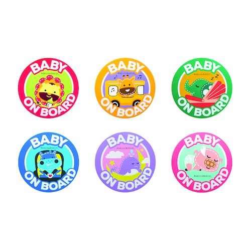 NEW Silicone Baby on Board Signs