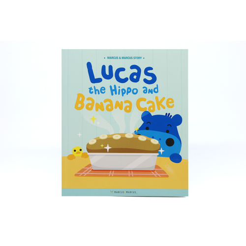 Lucas the Hippo and Banana Cake Story Book