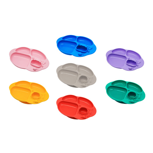 Yummy Dips Suction Divided Plate