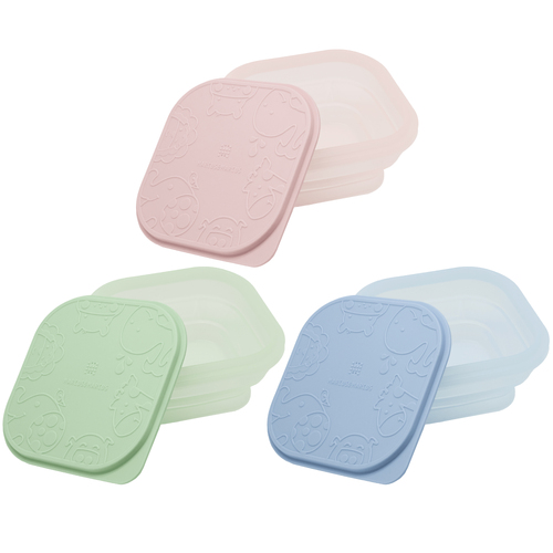 Collapsible Square Snack Travel Container