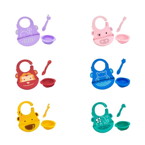 Baby Silicone Feeding Gift Set