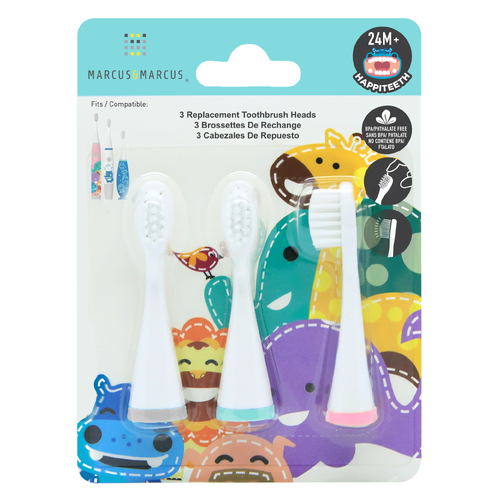 3+ Replacement Toothbrushes