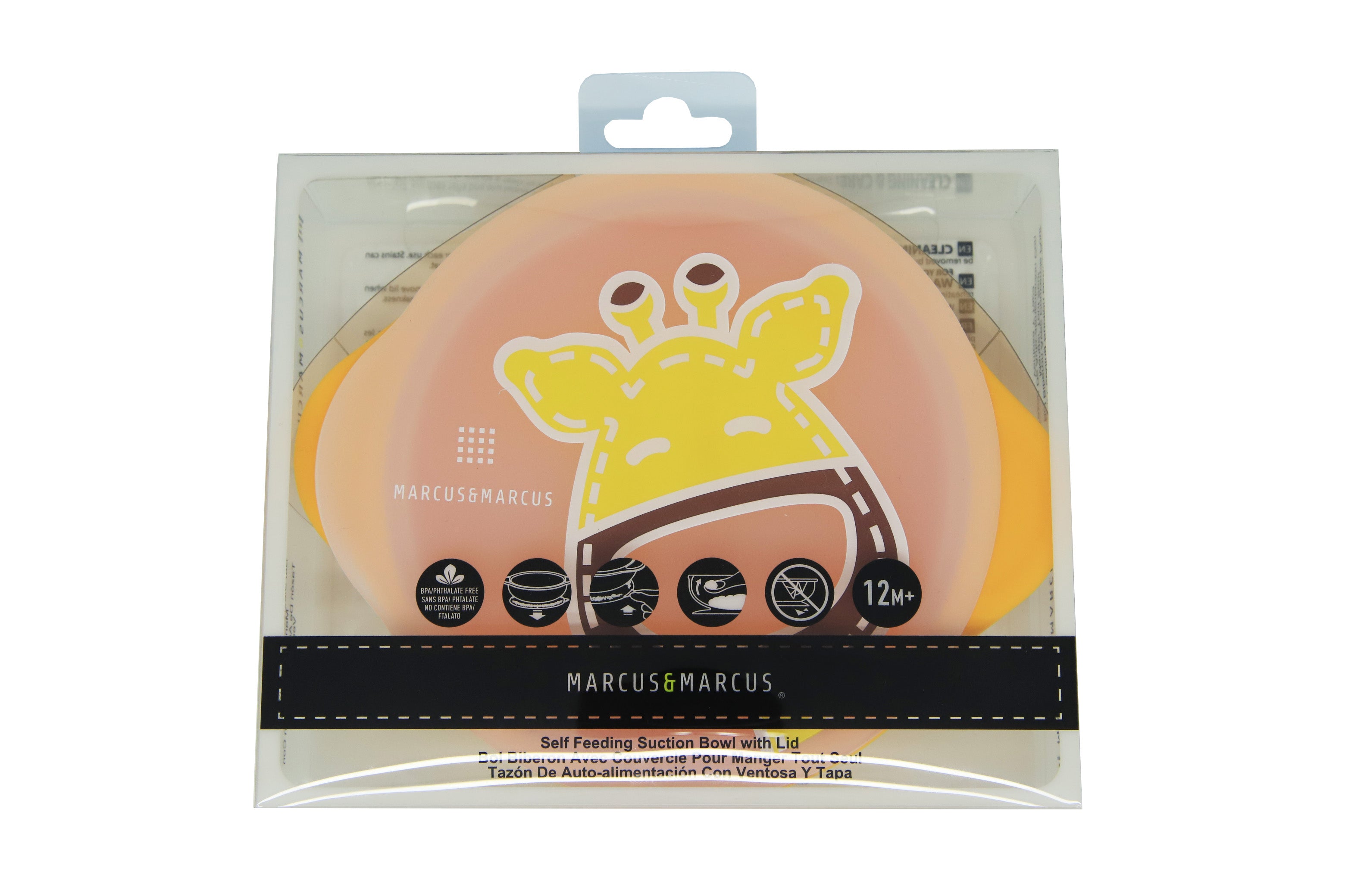 Marcus & Marcus Silicone Suction Bowls with Lid