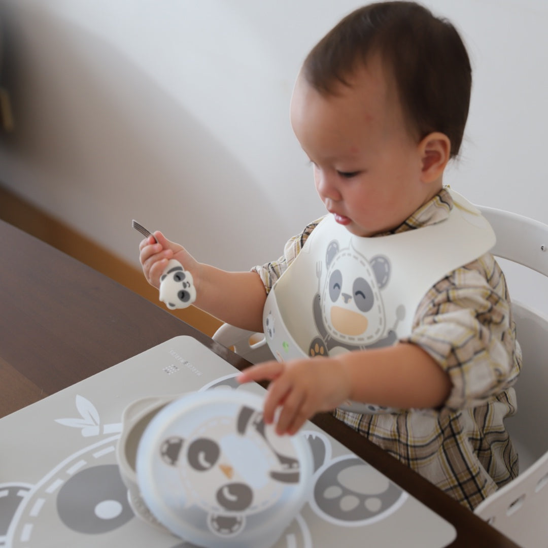 Marcus & Marcus Silicone Suction Bowls with Lid