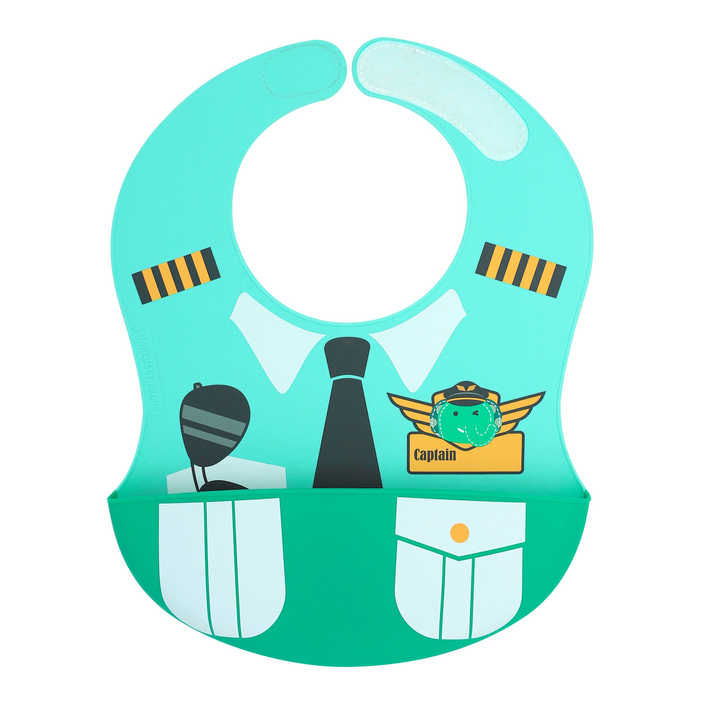 Creative Wide Coverage Soft Silicone Bibs