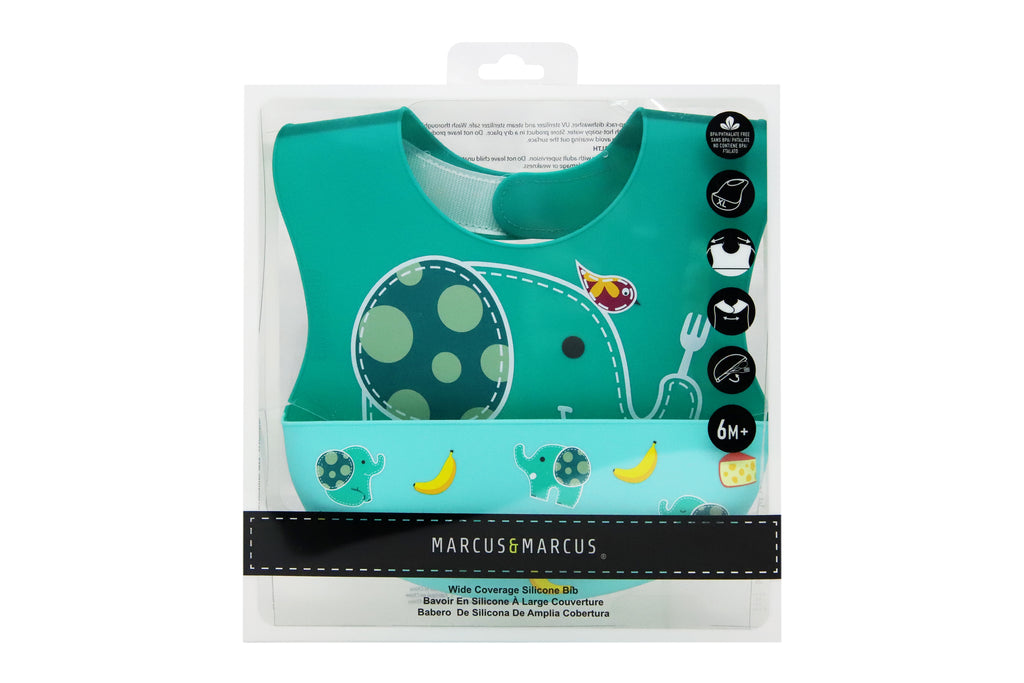 Marcus & Marcus Wide Soft Silicone Bibs