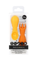 Marcus & Marcus Silicone Palm Grasp Spoon & Fork