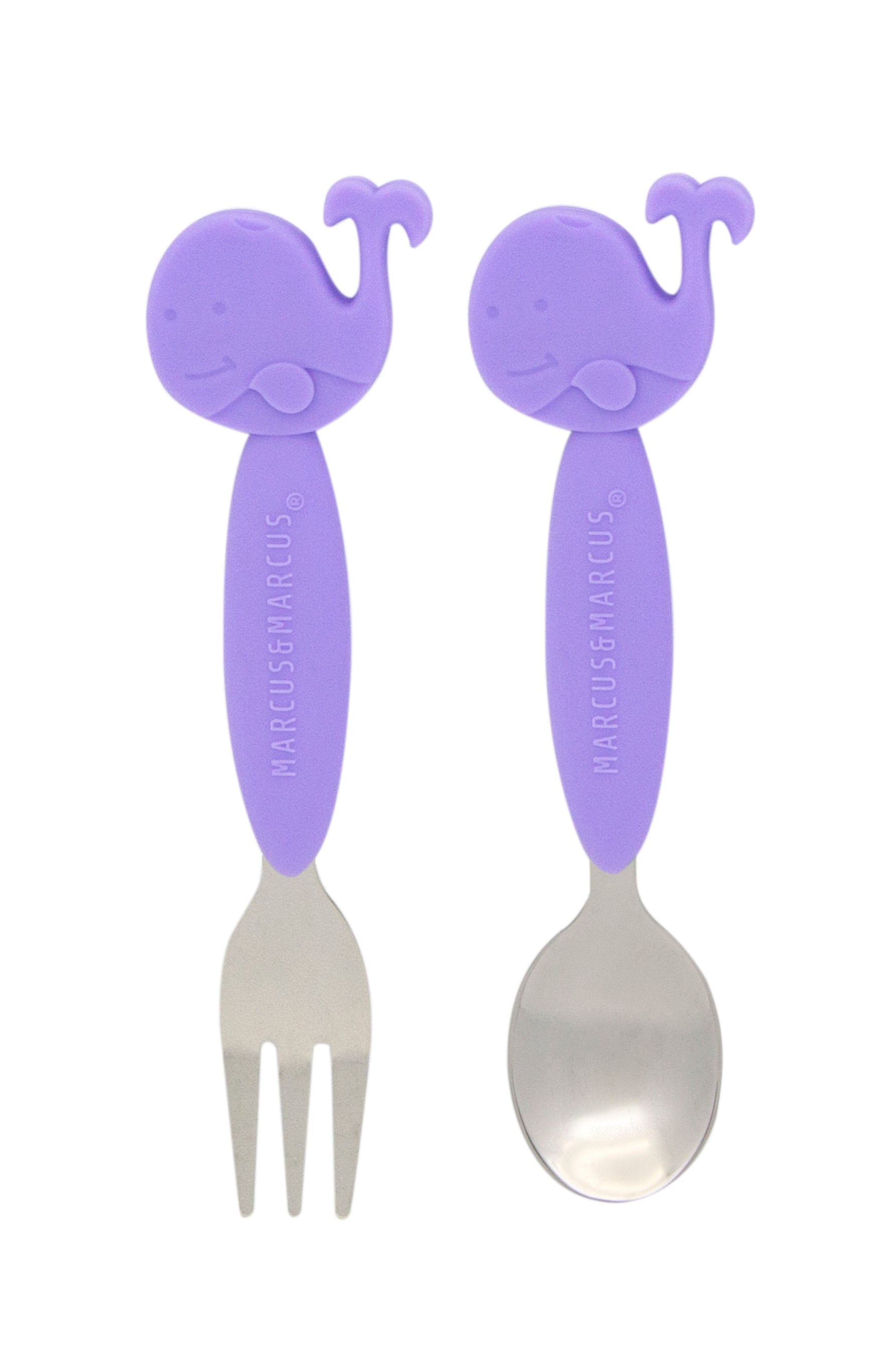 Marcus & Marcus Silicone Animal Fork & Spoon Sets