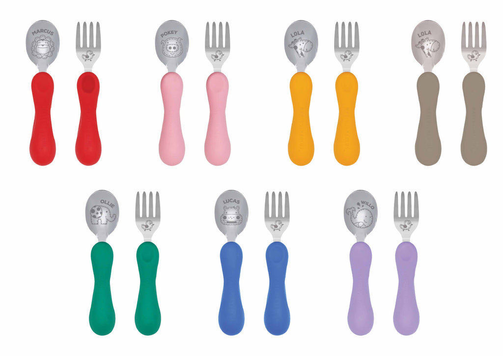 Marcus & Marcus Easy Grip Spoon & Fork Sets