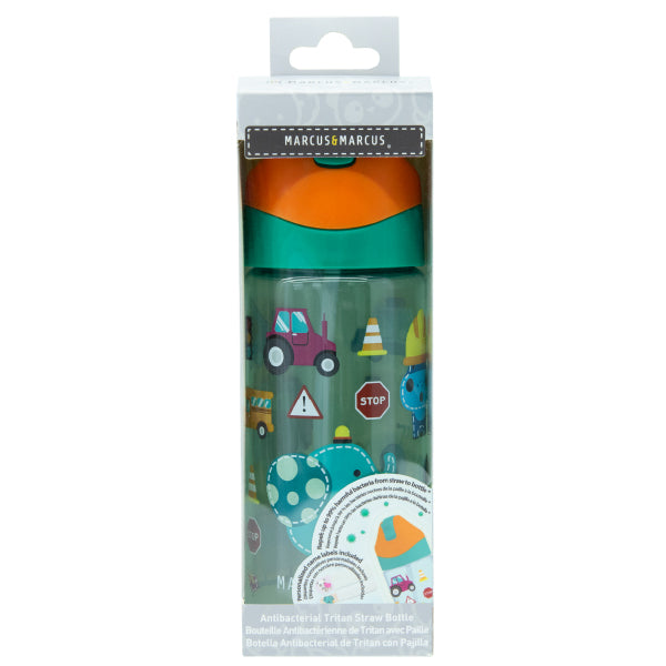 Marcus & Marcus Germ Repel Straw Drink Bottles 400ml