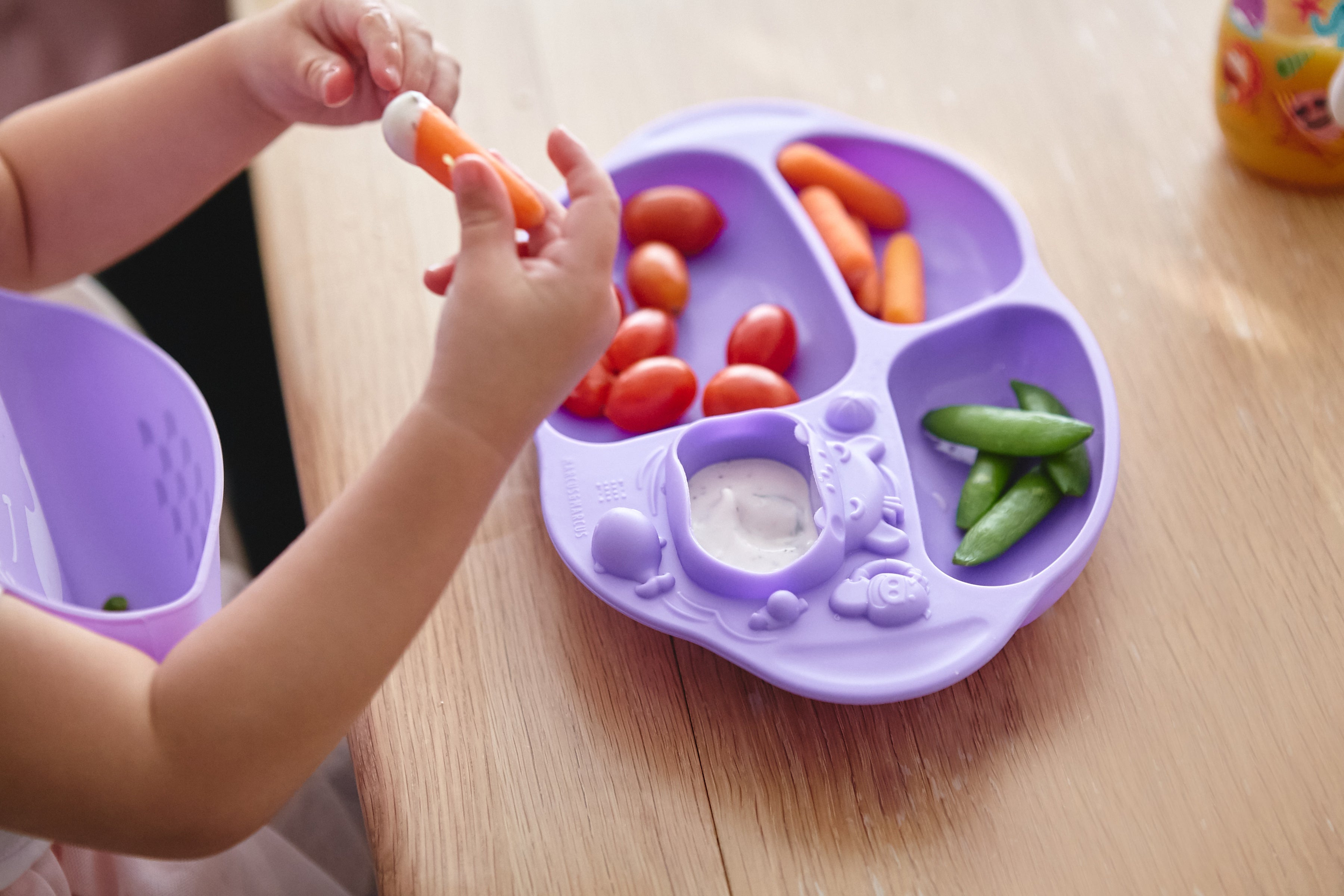 Marcus & Marcus Yummy Silicone Divided Suction Plates